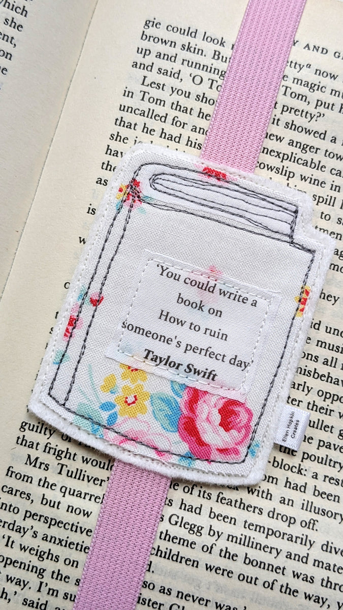 Taylor Swift Song Lyrics Bookmark – Ellen Hopkin Creates