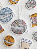 Fabric Badges for Knitters, Stitchers and Crafters