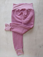 Fleecy Pink Kids Harem Trousers